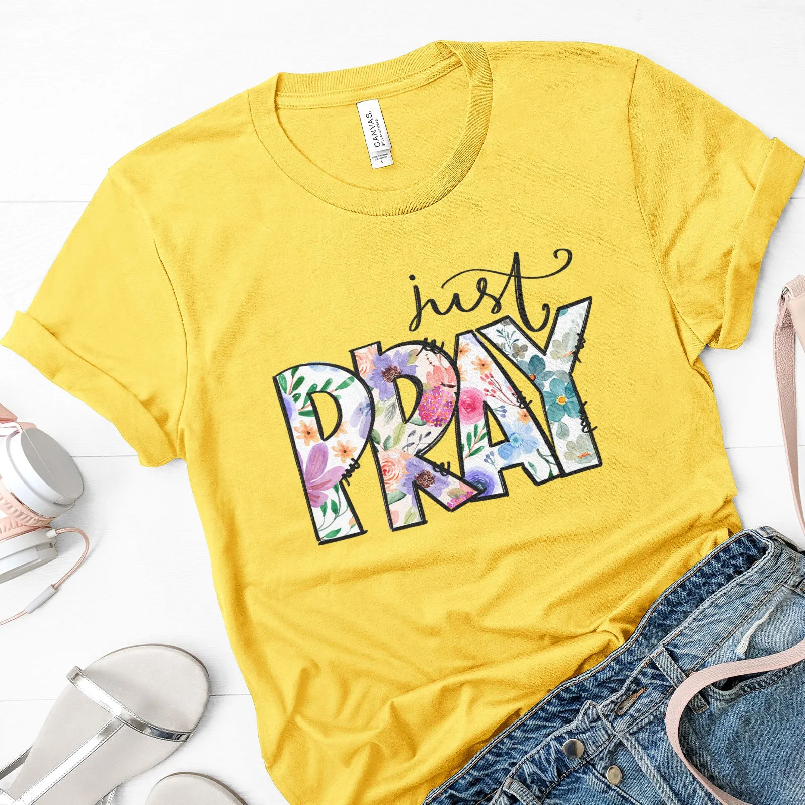 Just Pray Boho Tee