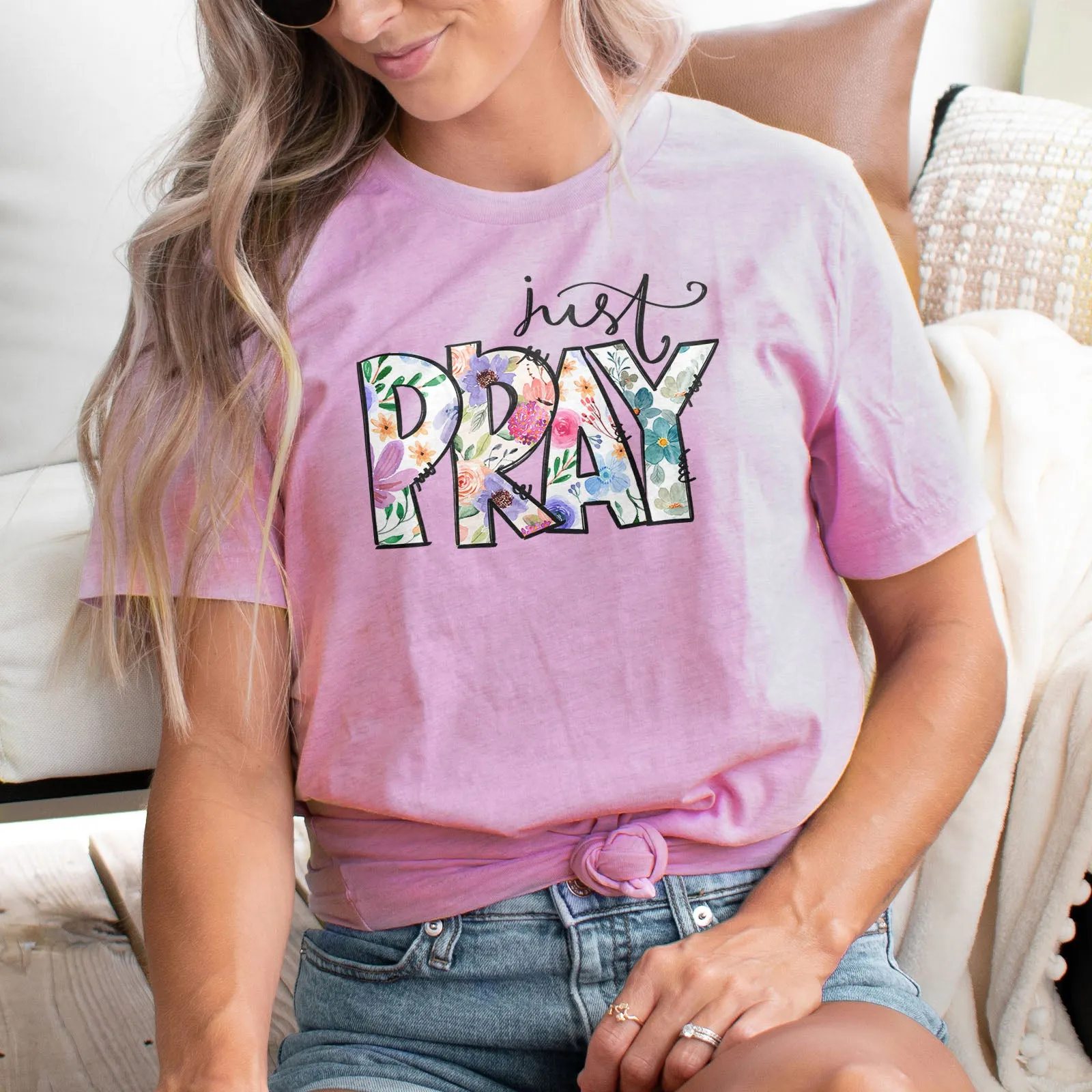 Just Pray Boho Tee