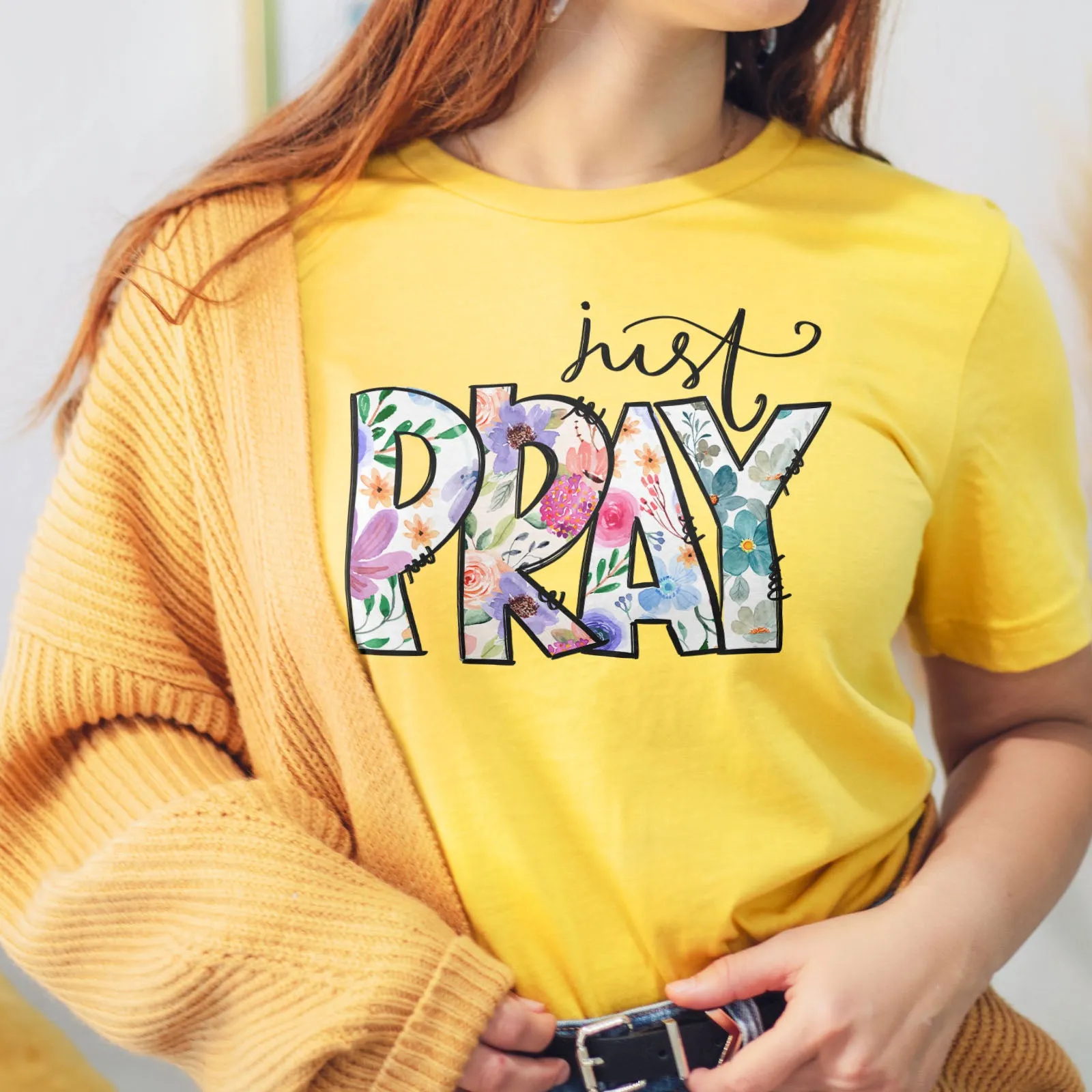 Just Pray Boho Tee