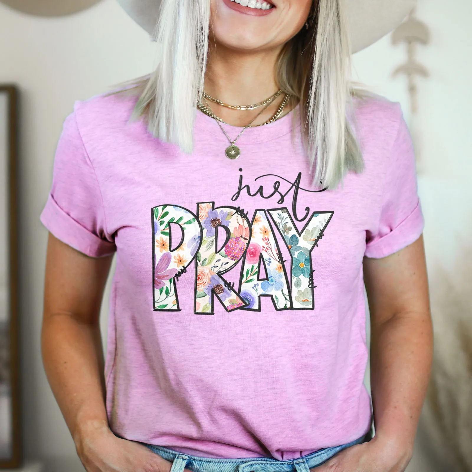 Just Pray Boho Tee