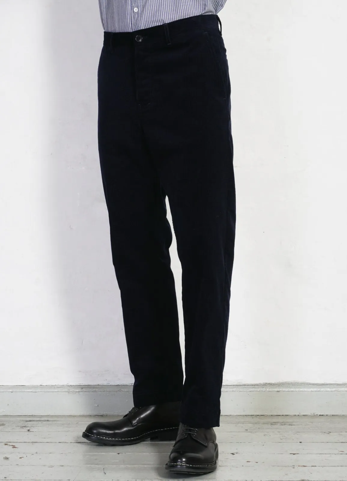 KEN | Wide Cut Trousers | Fluid Navy