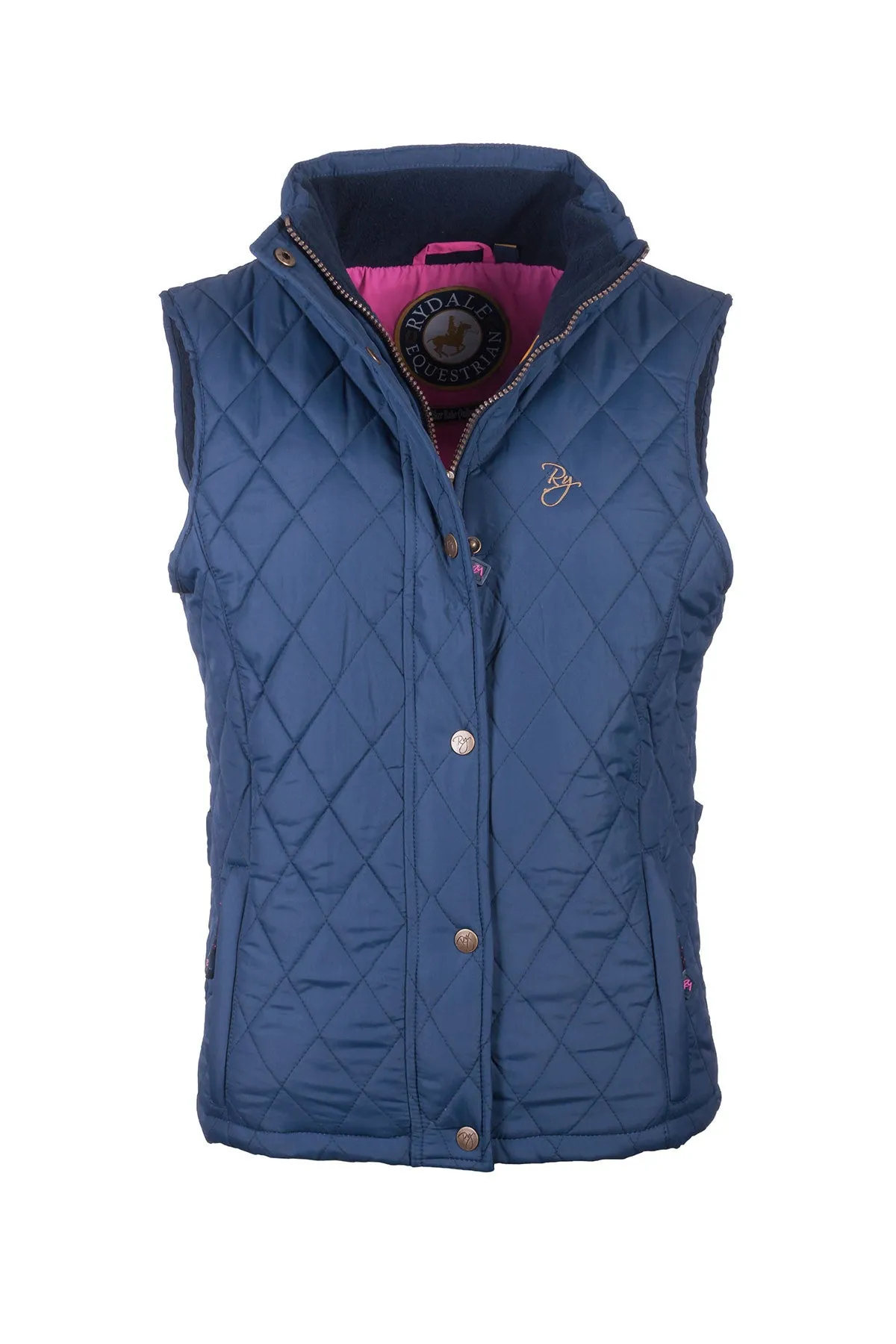 Ladies Soft Quilted Biker Babe Gilet