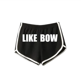 LIKE BOW Running Shorts (Black)