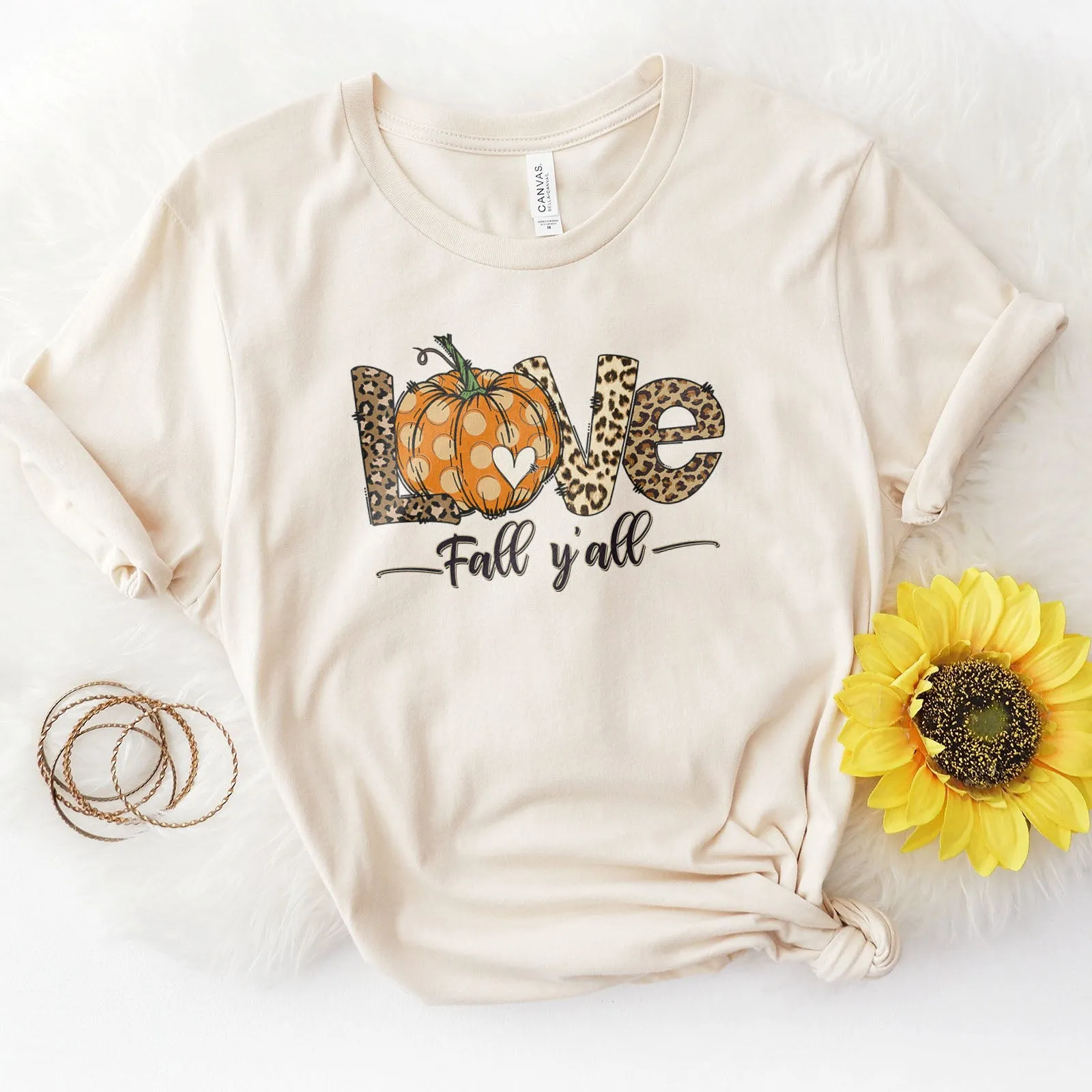 Love Fall Y'all Tee