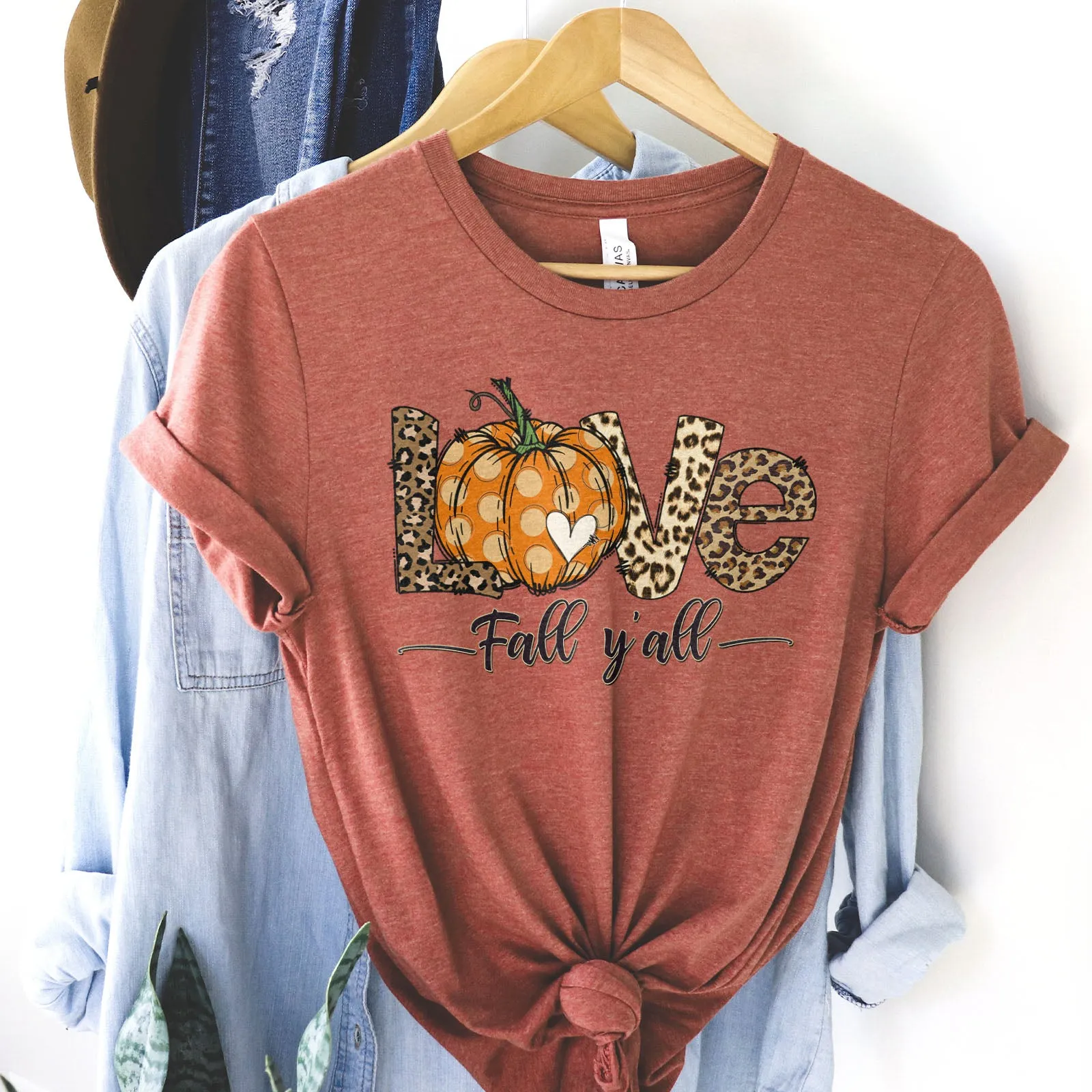 Love Fall Y'all Tee