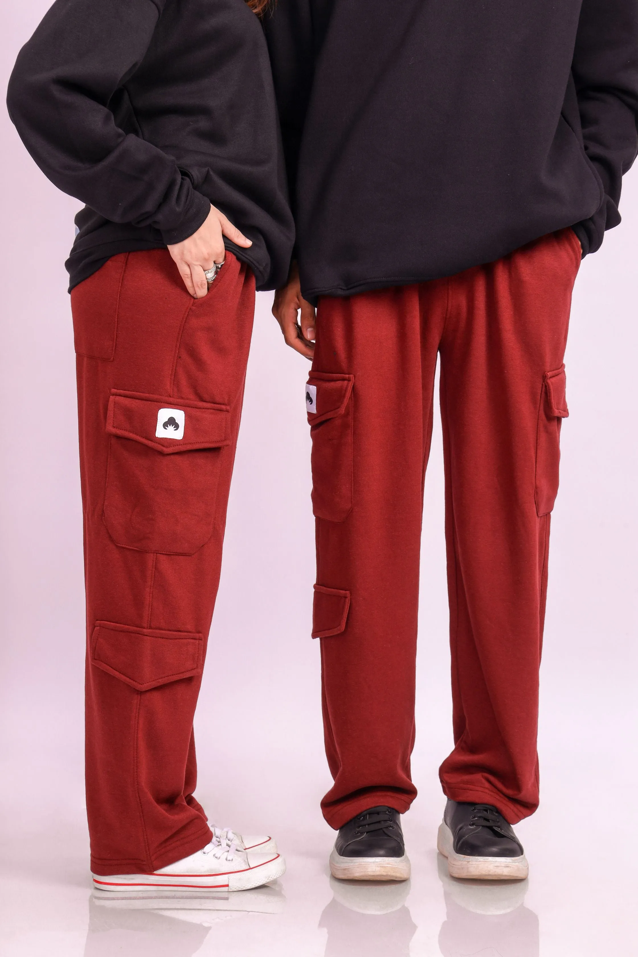 Maroon Cargo Trouser