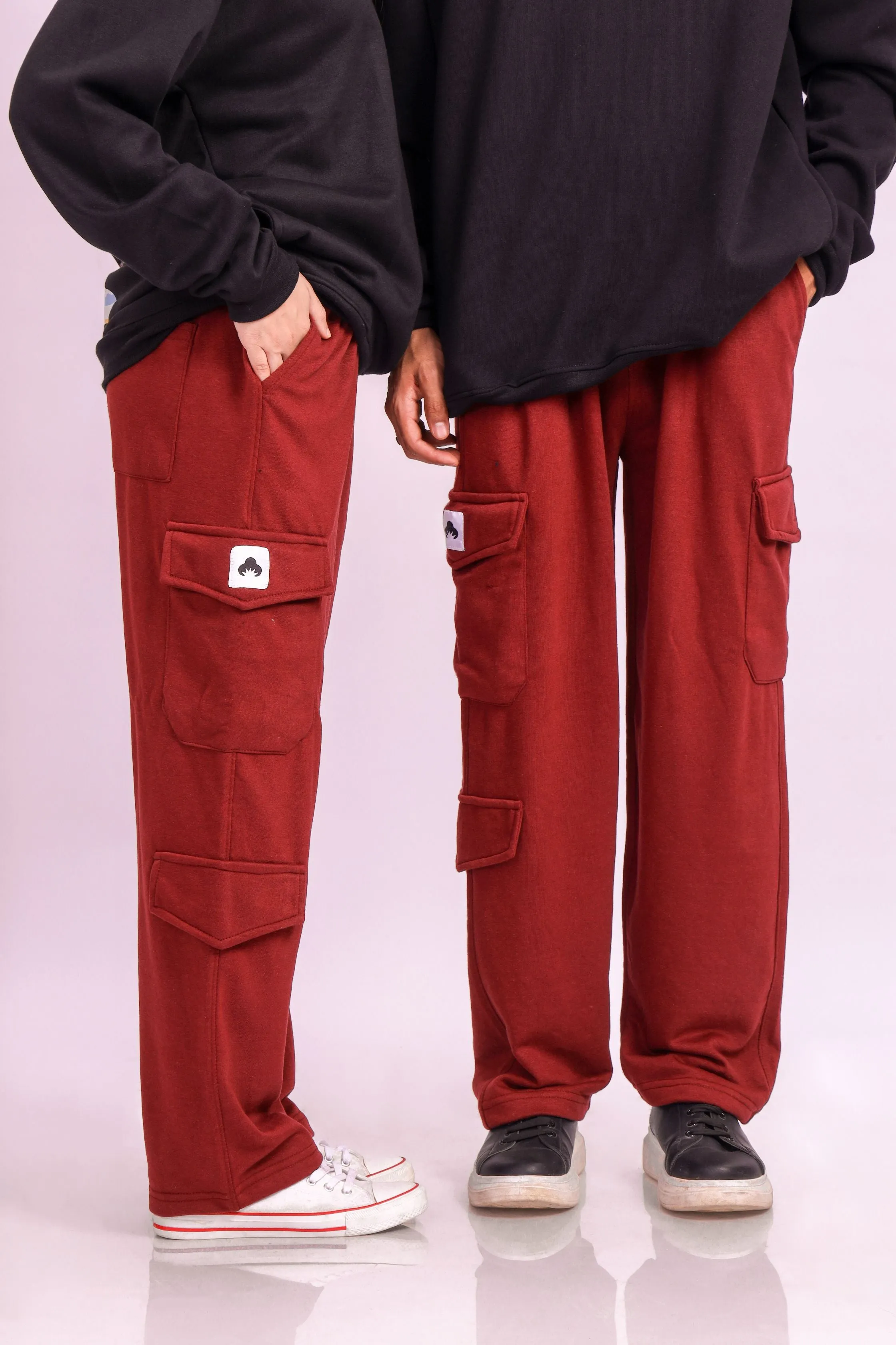 Maroon Cargo Trouser