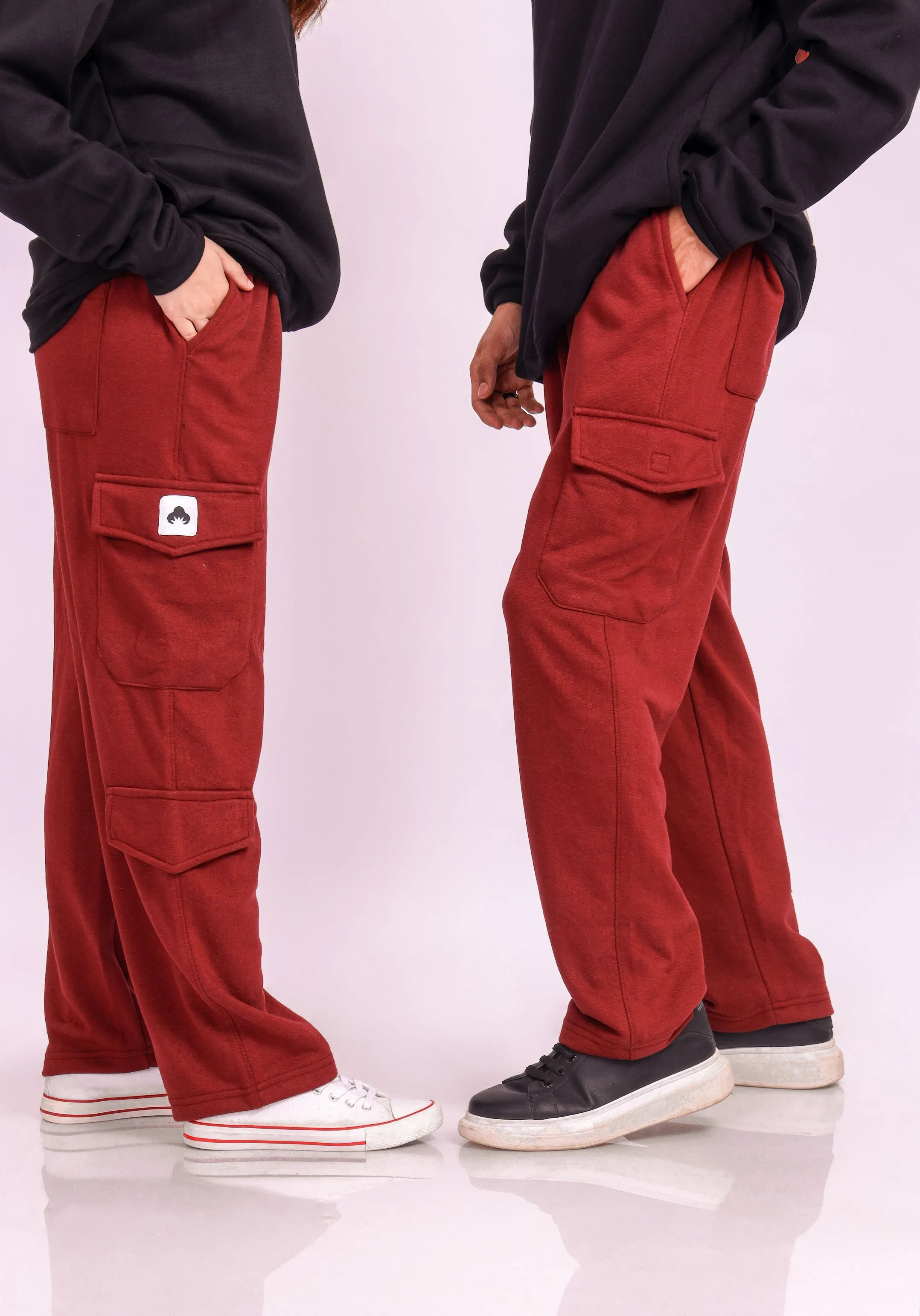 Maroon Cargo Trouser