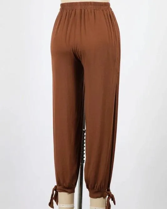 Miranda Side-Slit Pants