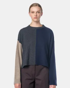 Mondrian Oversized Pullover in Multi