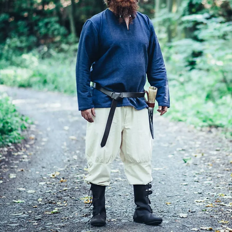 Natural Viking Trousers w/ pockets - Cotton