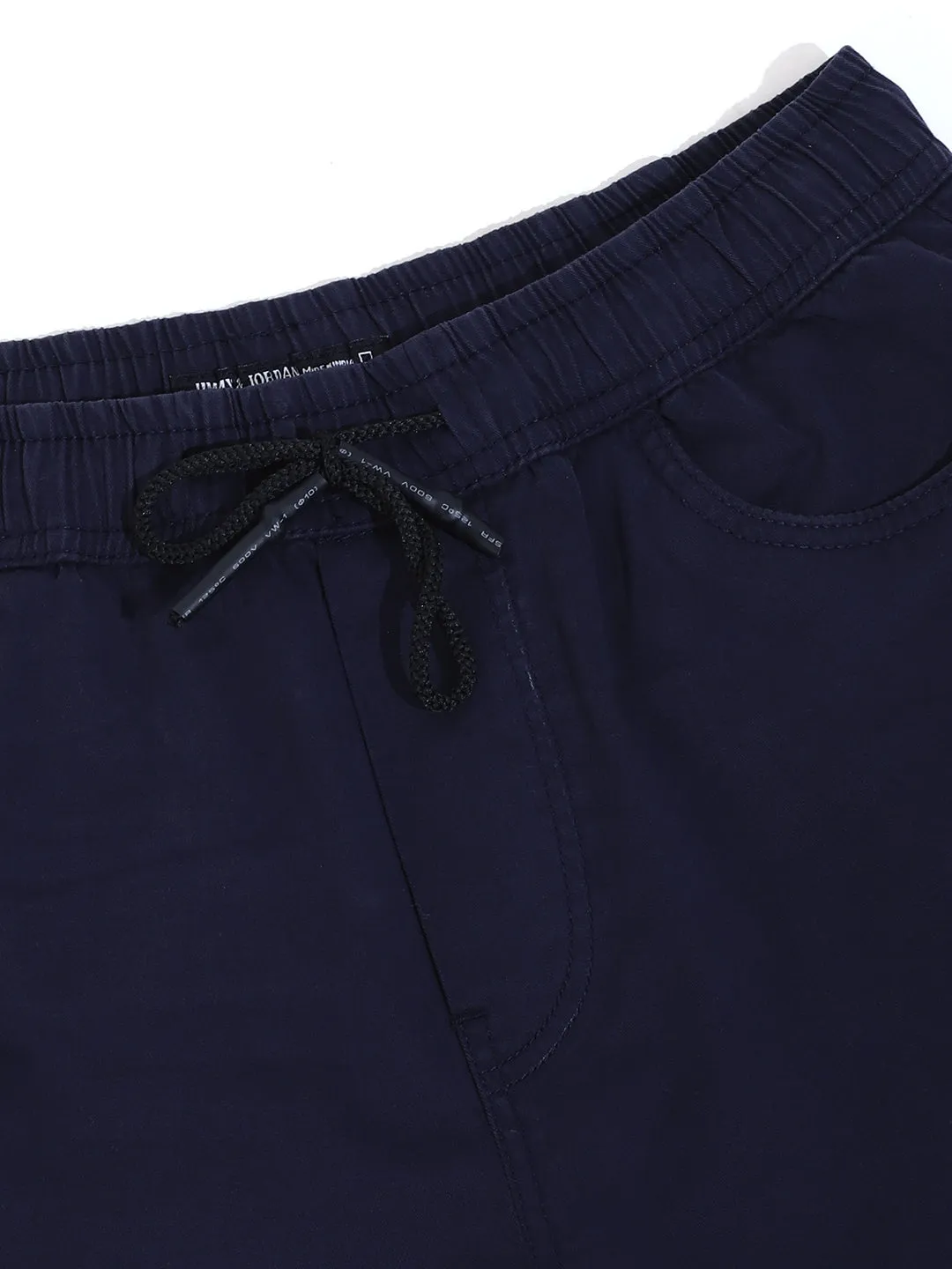 Navy Coated Cotton Cargo