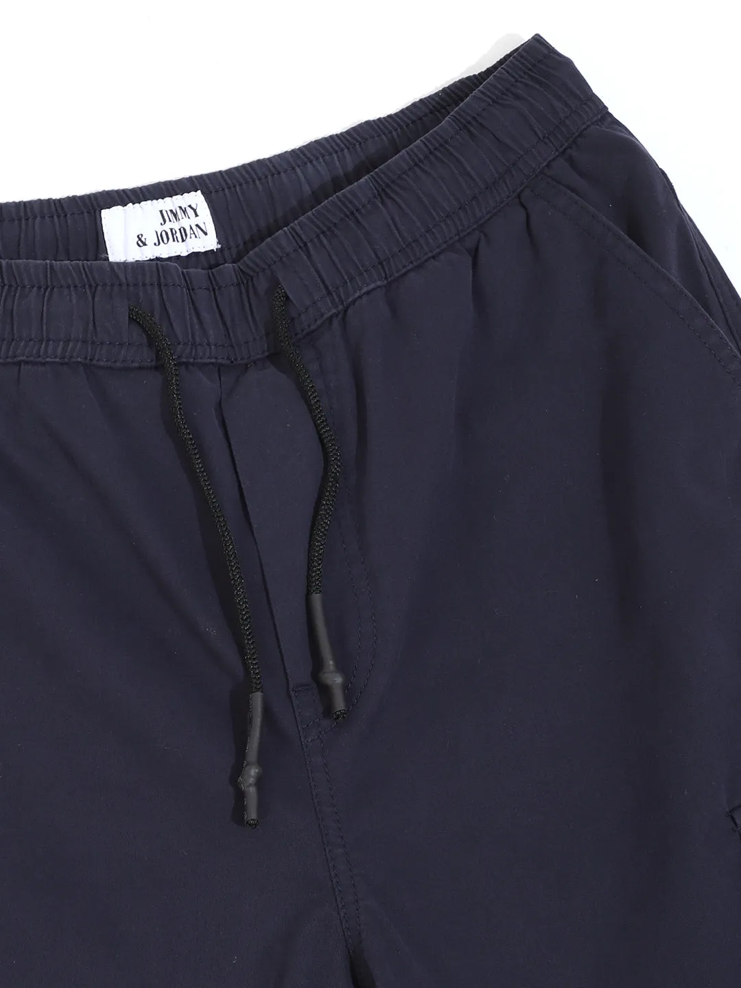 Navy Coated Cotton Cargo