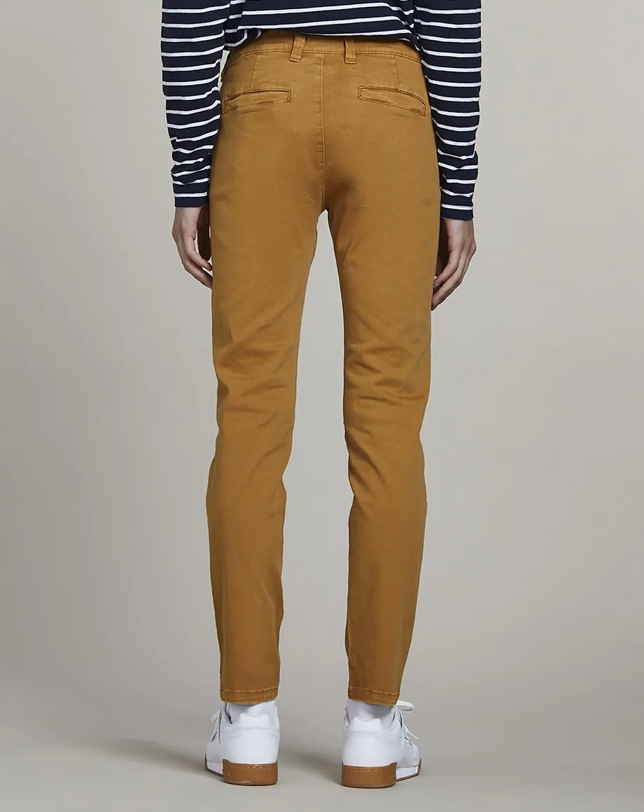 PATRON MENS SKINNY CHINOS | TOBACCO