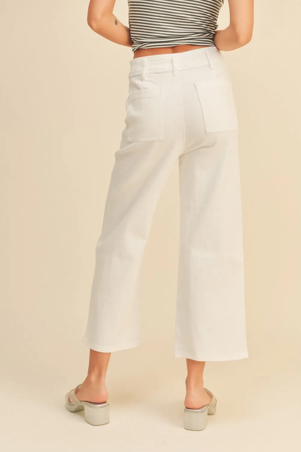 Pocket Trouser White