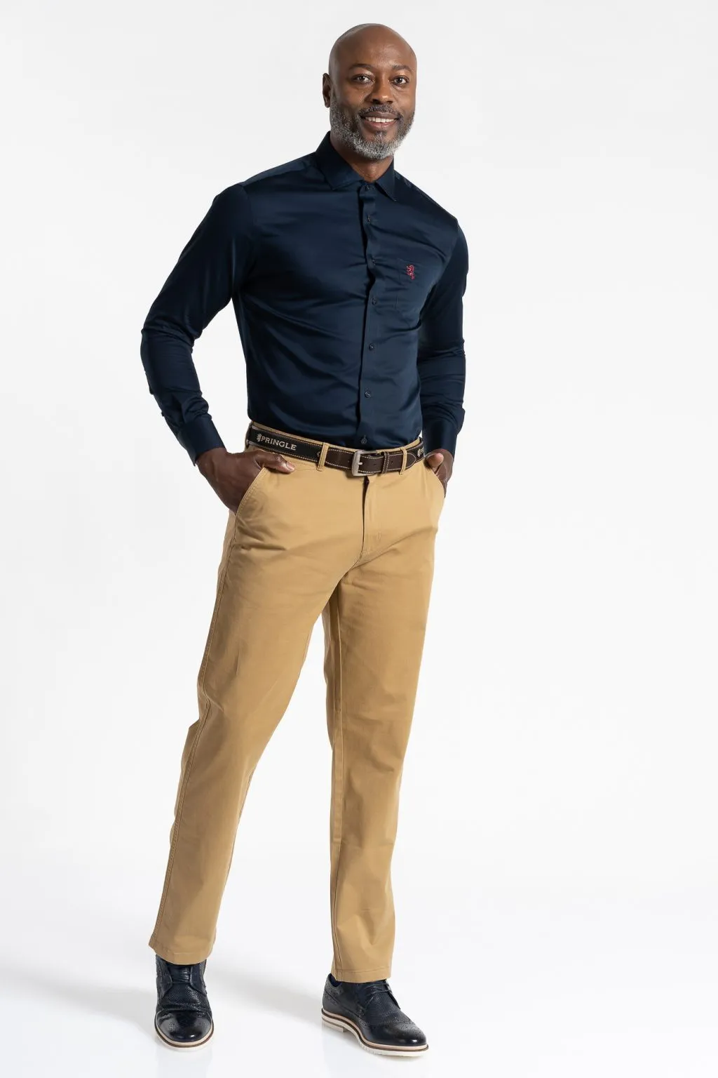 Pringle Khaki Classic Chinos