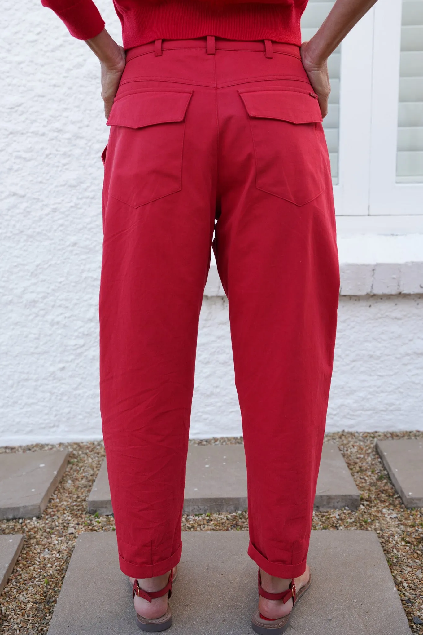 Red Oversize Pants