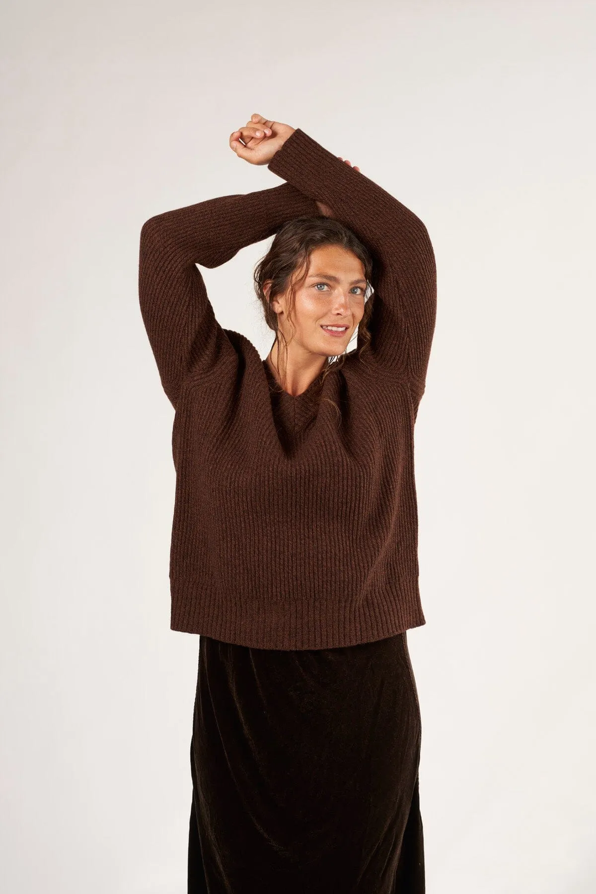 Rib V-Neck Sweater