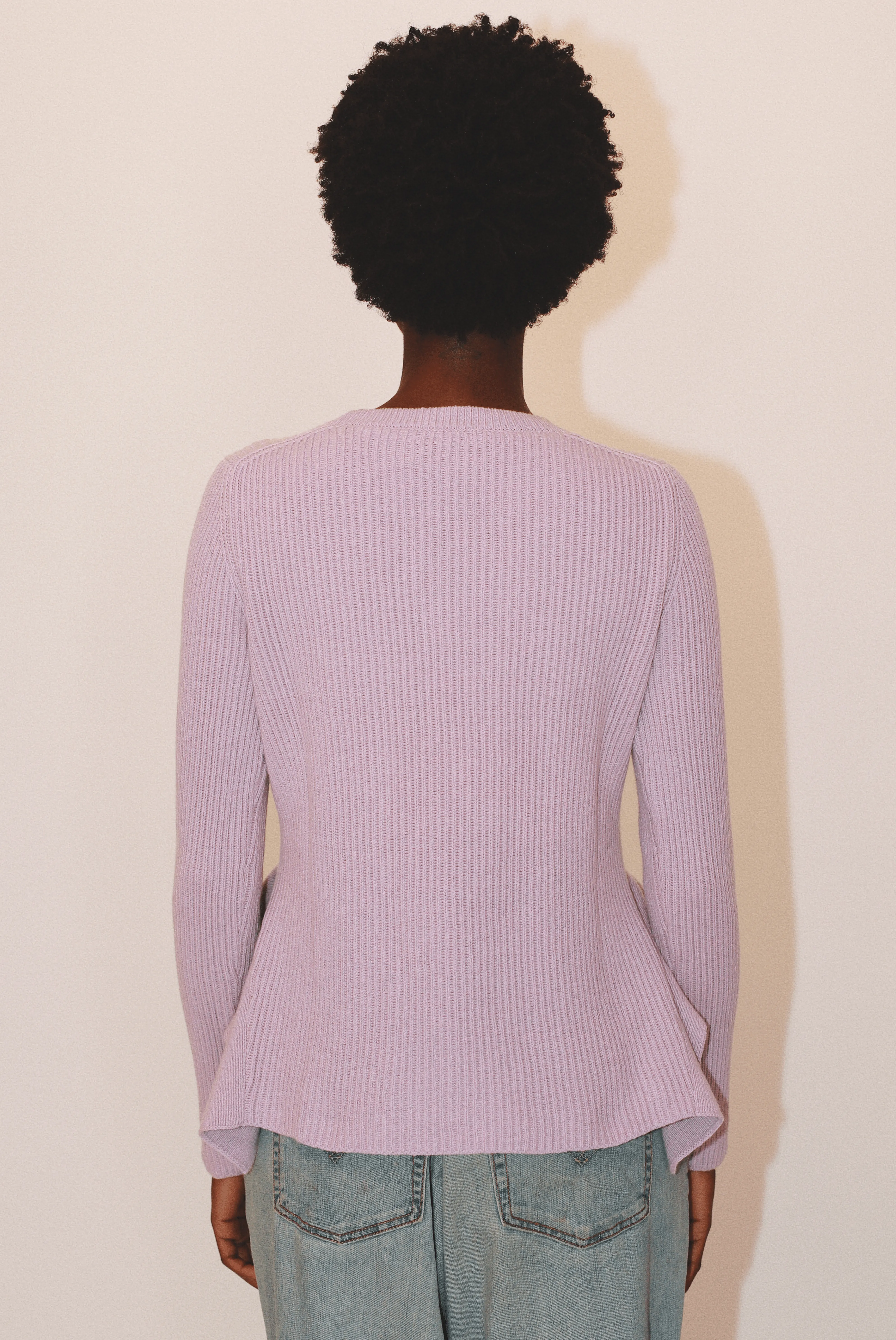 Sandra Crewneck in Organic Cotton & Recycled Cashmere