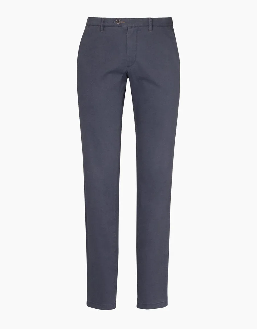 Soho blue textured chinos