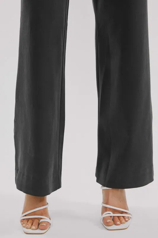 Tinley Mid Rise Wide Leg Pant - KanCan