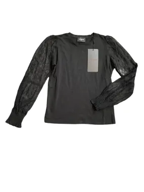 Top Long Sleeve By Clothes Mentor In Black, Size: S