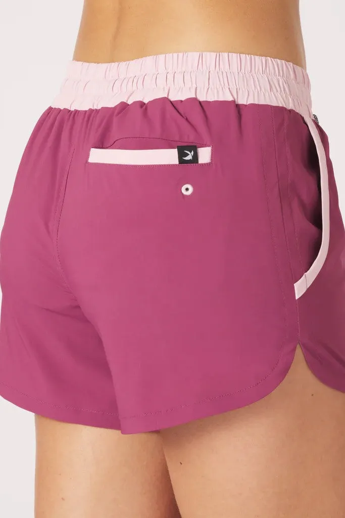 Unstoppable Shorts - Rouge Peony