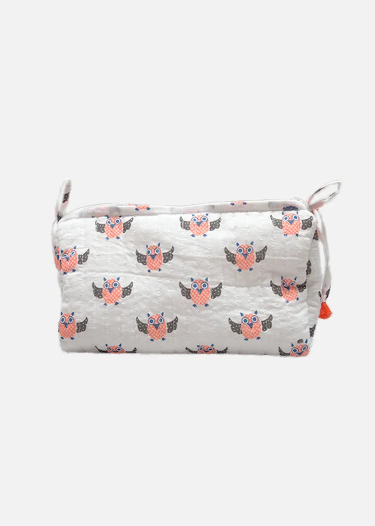 Wash Bag Toiletry Case Owl