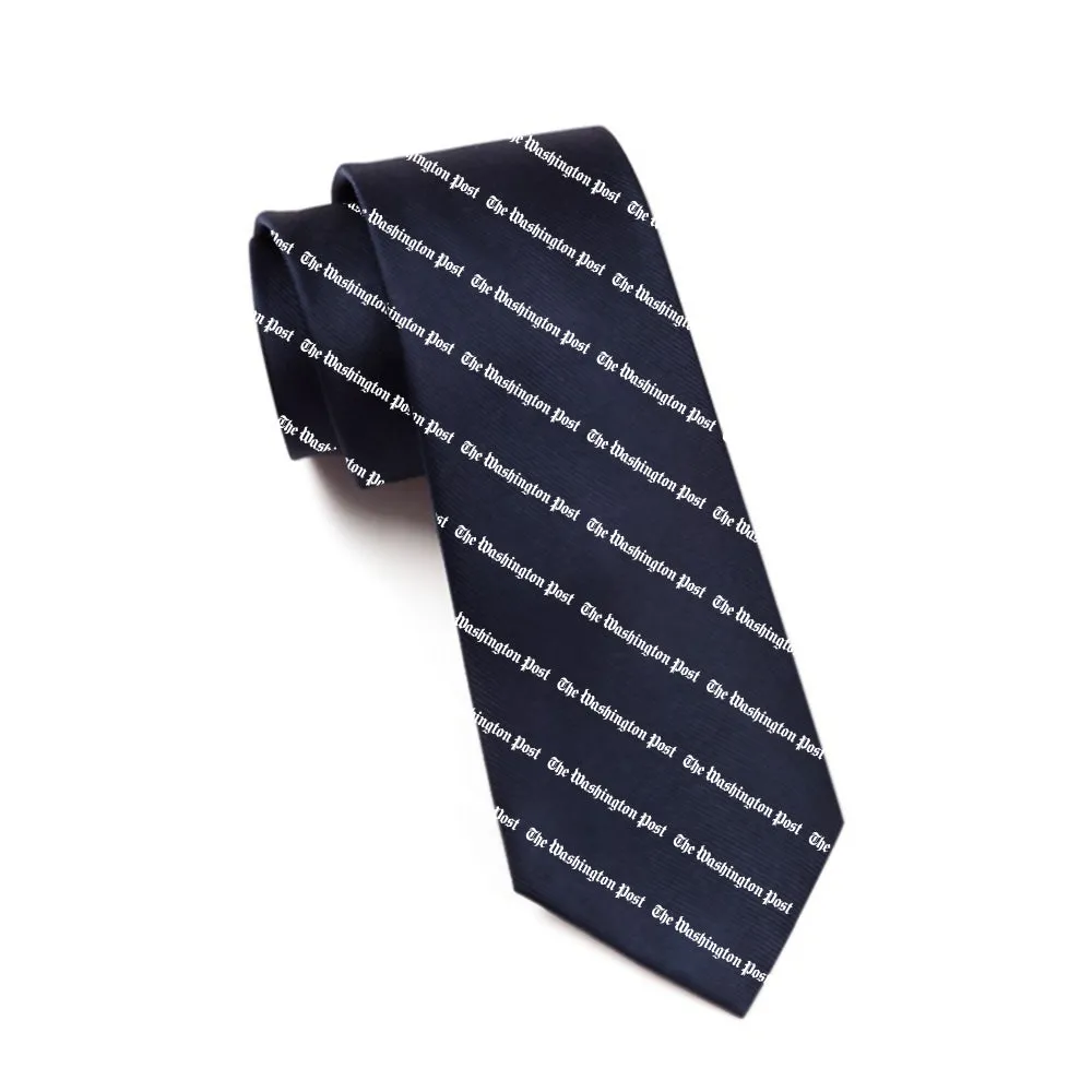 Washington Post Navy Logo Tie