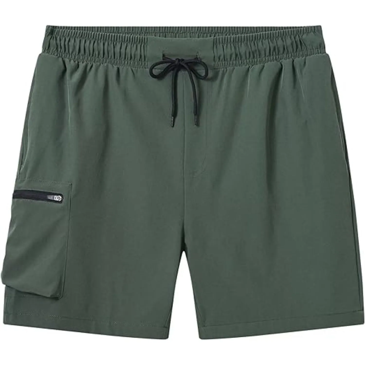 Zipper Pockets With Stretchable Swim Shorts